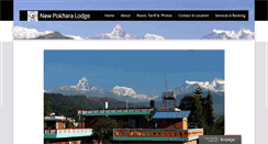 Desktop Screenshot of pokharalodge.com